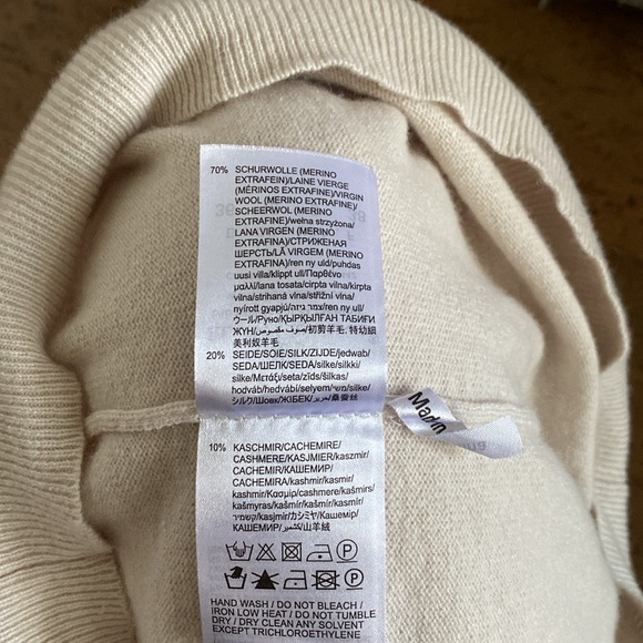 Luisa Cerano women’s pullover crew neck Merino wool/silk/cachemire blend! Size 6 - Picture 12 of 14